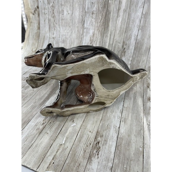 Vintage Huge 14” Doberman Pincher Dog Mike’s Mold Ceramic Figure Full Size - Picture 13 of 16